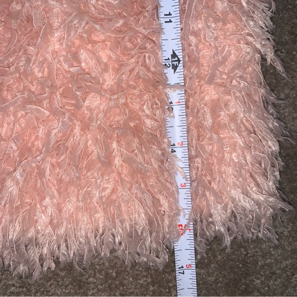 The cutest! Pink “feather” fully lined mini skirt forever 21 SzSmall - Picture 5 of 6